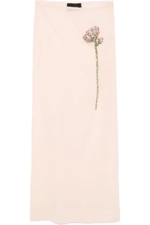 Simone Rocha Sheer column skirt