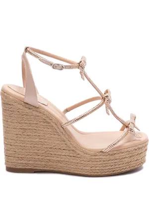 RENE CAOVILLA 100mm bow-detailed espadrilles