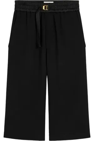 Ami Elasticated-waistband crepe shorts