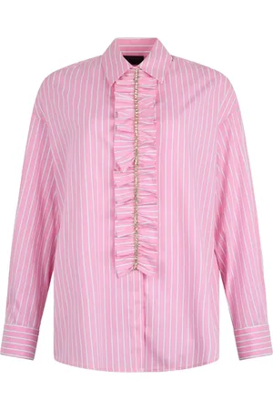 Liu Jo Ruched striped shirt