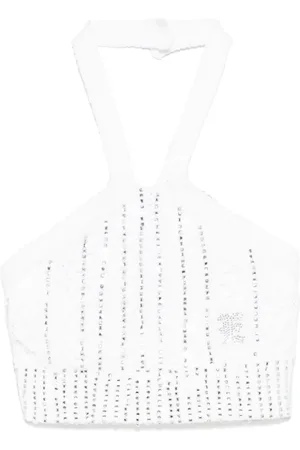 ERMANNO SCERVINO Crystal-embellished top