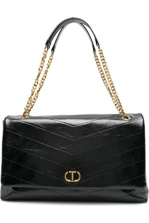 Twin-Set Oval T-plaque shoulder bag