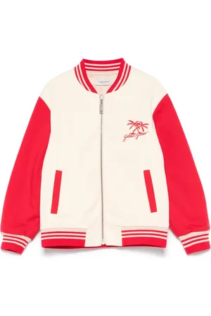 Golden Goose Embroidered-logo bomber jacket