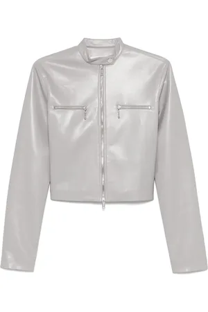 Nanushka Cropped zip-up jacket