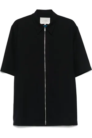 STUDIO NICHOLSON Short-sleeves zip-up shirt