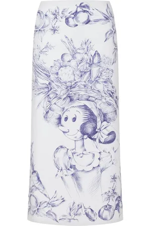 Moschino Graphic-print midi skirt