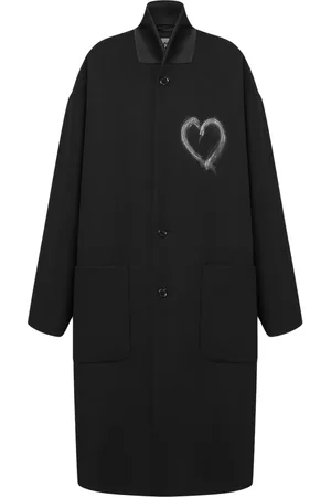 Moschino Contrasting collar coat