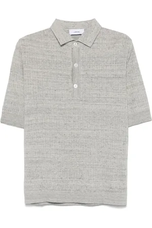 LARDINI Mélange polo shirt