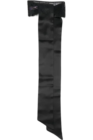 MAISON CLOSE Lace-trimed ribbon