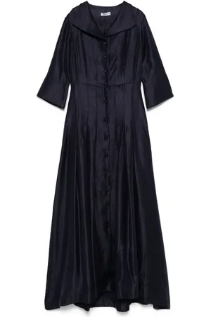 Baruni Metallic-effect maxi dress