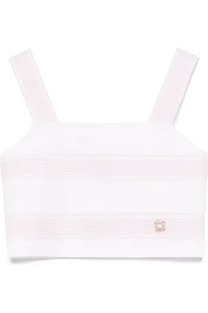 Elie saab Embroidered organza top