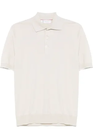 Brunello Cucinelli Fine-knit polo shirt