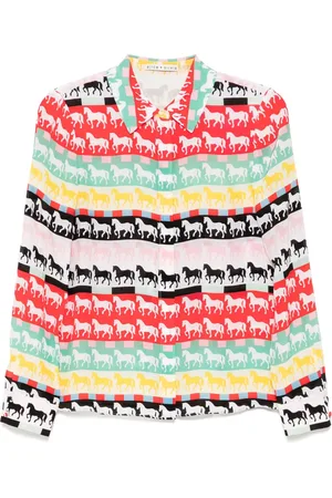 ALICE+OLIVIA Willa horse shirt