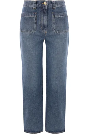 Elisabetta Franchi Mid-rise cropped jeans