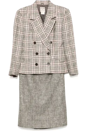 Céline 1990-2000s setup suit jacket skirt