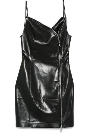Nanushka Faux-leather mini dress