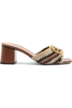 VALENTINO GARAVANI 60mm VLogo Signature embroidered sandals