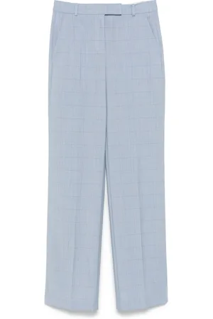 HUGO BOSS Checked virgin wool trousers