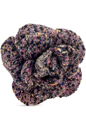 CHANEL 1980s Camelia brooch