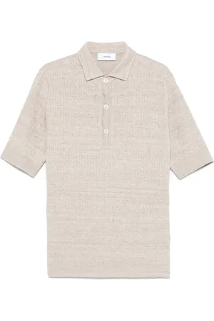 LARDINI Mélange polo shirt
