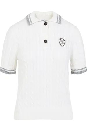Brunello Cucinelli Cable-knit polo top