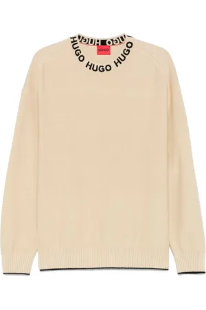 HUGO BOSS Logo-collar sweater