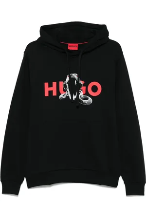 HUGO BOSS Animal-print hoodie