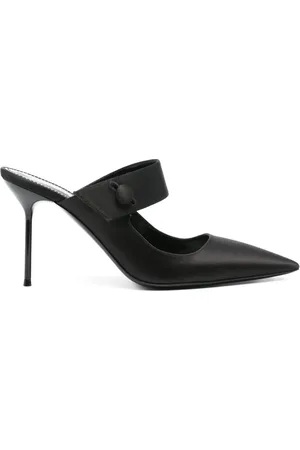 PARIS TEXAS 90mm satin mules