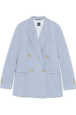 HUGO BOSS Checked wool blazer
