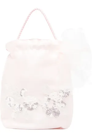 MONNALISA Floral-appliqué bag
