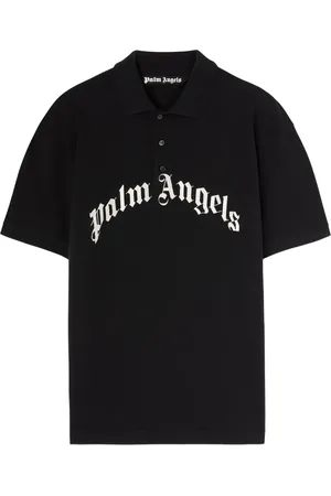 Palm Angels Logo-print polo t-shirt