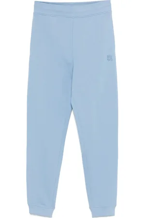 HUGO BOSS Stacked-logo cotton track pants