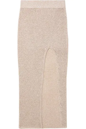 Alanui Knitted beach skirt