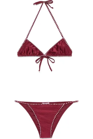 Oseree Crystal-embellished bikini