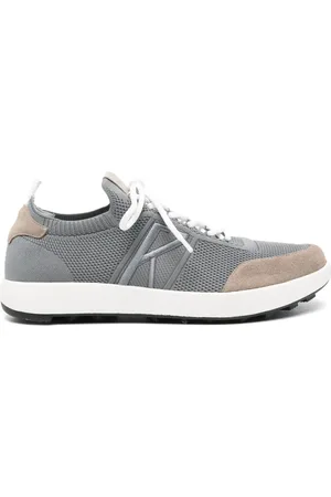 Kiton Logo-embroidered sneakers