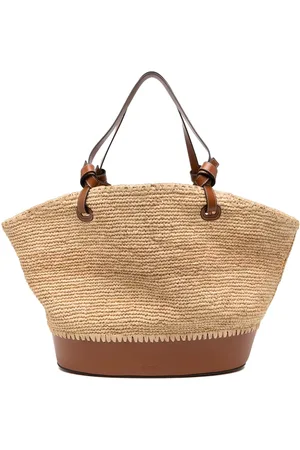 Staud Squillo raffia beach bag