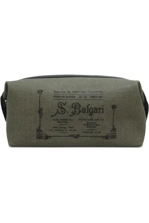 Bvlgari 2010s coated canvas pouch