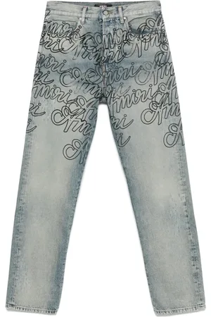 AMIRI Script-print jeans