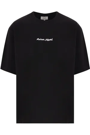 Maison Kitsuné Logo-embroidered T-shirt