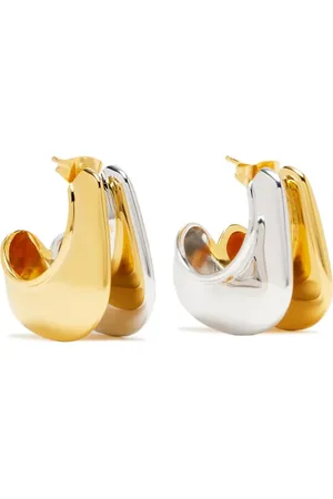 Missoma Medium Hera Dome Double Ridge hoops
