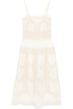 ZIMMERMANN Lace-trim slip dress