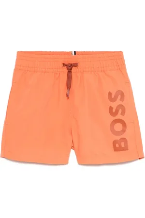 HUGO BOSS Logo-print swim shorts