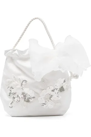 MONNALISA Floral-appliqué bag