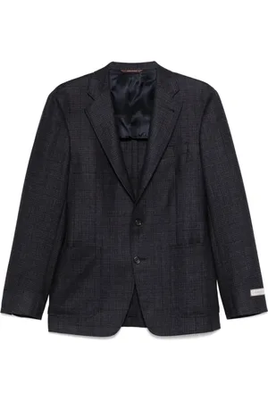 CANALI Check-pattern blazer