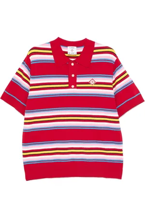 Casablanca Striped polo shirt