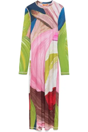 STINE GOYA Long-sleeve midi dress