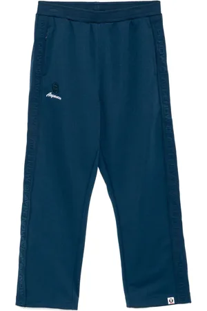 A Bathing Ape Moonface-logo track pants