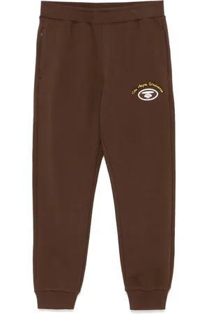 A Bathing Ape Logo-patch track pants