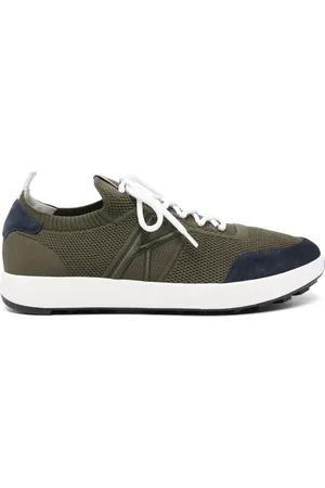 Kiton Logo-embroidered sneakers