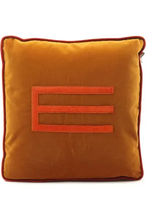 Etro 2020s logo-embroidered cushion